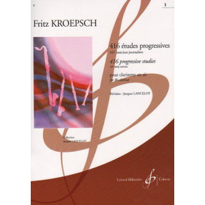 416 Progressive Studies for Clarinet Vol. 1 Fritz KROPEPSCH